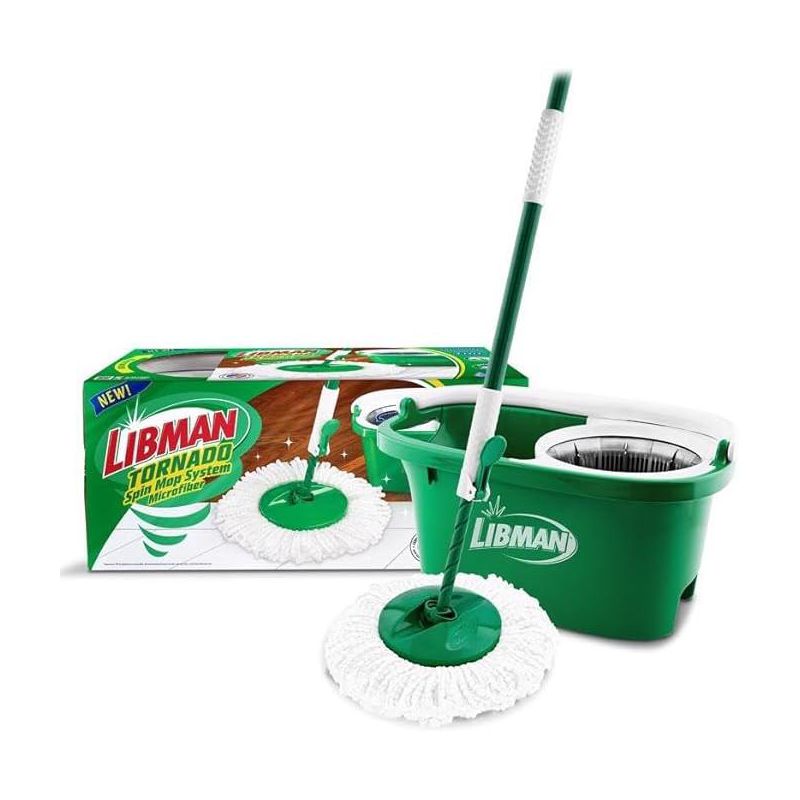 Libman Tornado 14 in. W Spin Mop with Bucket, 1 of 6