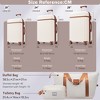 Coolife Luggage Set 5 Piece, Hardside Carry on Suitcase , Expandable Luggage with Travel Bags Spinner Wheels TSA Lock - 2 of 4