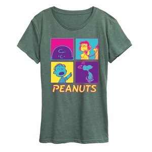 Women's - Peanuts - Pop Grid Short Sleeve Graphic T-Shirt - 1 of 4