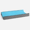 Bacati - Love Black/Turq Pin Dots Changing Pad Cover - 3 of 4