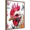 Amanti Art Red Rooster by Justyna Jaszke Framed Canvas Wall Art - 2 of 4