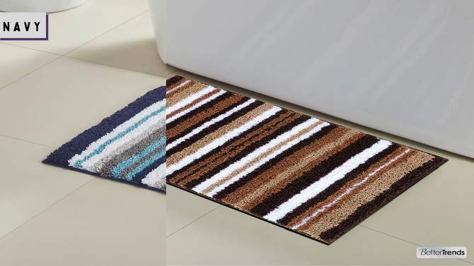 Griffie Collection 100% Polyester Tufted 3 Piece Bath Rug Set - Better Trends, 2 of 9, play video