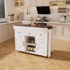 NicBex Modern Wooden Kitchen Sideboard Cabinet with Storage Drawers & Adjustable Shelves, Coffee Bar Buffet Cabinet for Dining Room - 4 of 4