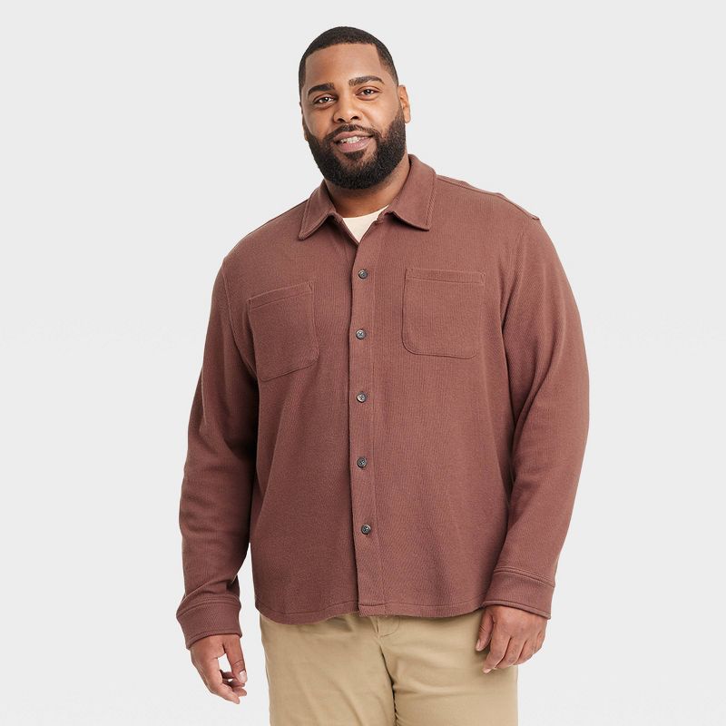 Men's Knit Shirt Jacket - Goodfellow & Co™, 1 of 10