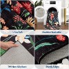 coucheta Multi-size Floral Area Rug for Living Room, Boho Machine Washable Low Pile Soft Non Slip Vintage Carpet, for Bedroom, Dining Room, Office - 3 of 4