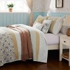 NicBex 6-Piece Cotton Percale Bedding Comforter Sets, All Season Bedding Set Reversible- printed Quilt Set with Throw Pillows, Machine Washable - 4 of 4