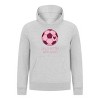 Everyday Kids Sports Collection Life-Is-Better-With-Goals Soccer Girls Pullover Hoodie – Pink Heart Ball Graphic Sweatshirt - 3 of 4