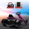 24V Ride-On Go Kart, Electric Battery-Powered Drift Kart with Dual 300W Motors, 8 MPH, Music & Horn, Outdoor Electric Car for Ages 8+ - 4 of 4