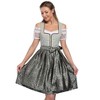 KOJOOIN Costume Women's Cosplay Dress Traditional Costume Carnival Outfit Army green - 4 of 4