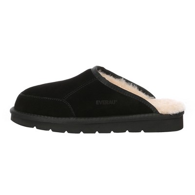 Men Sheepskin Suede Slippers - Lark