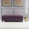 CAVINAS Modern Pull-Open Top Long Ottoman Bench with Storage,Button Tufted Ottoman for Living Room,Bedroom - 2 of 4