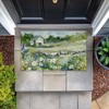 Stupell Industries Barn With White Flowers Printed Outdoor Door Mat, design by Susan Winget, 18"x30" - 4 of 4