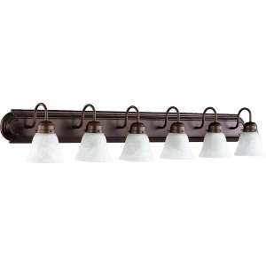 Quorum Lighting 6 - Light Vanity in  Oiled Bronze - 1 of 1