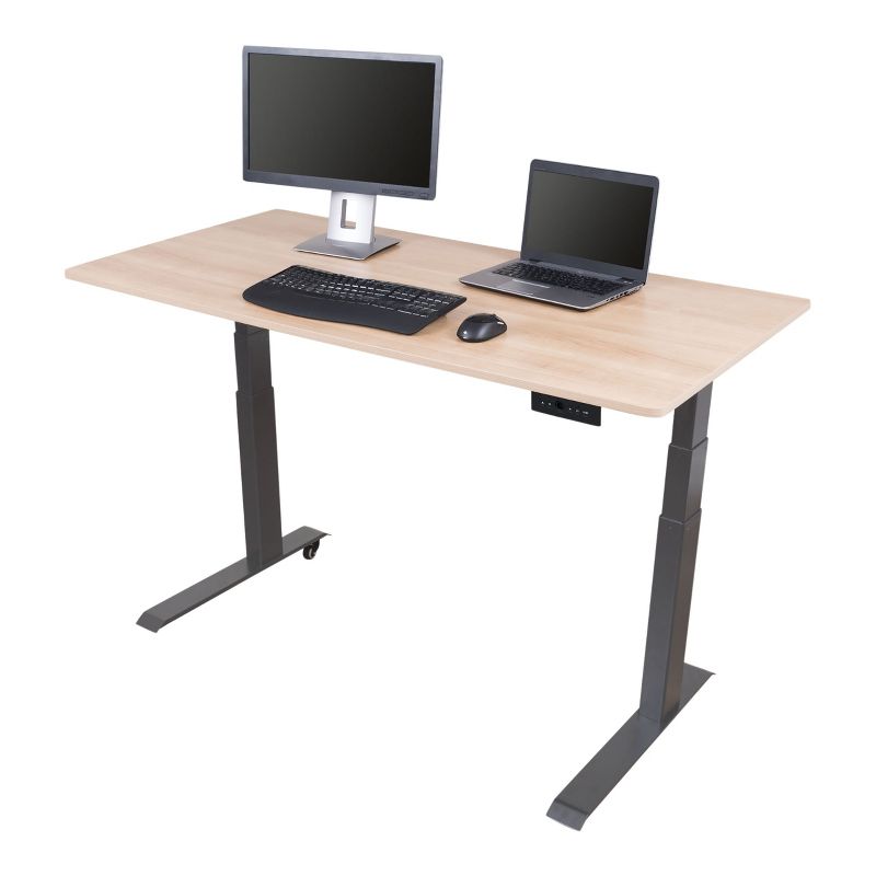 Stand Up Desk Store Dual Motor Electric Adjustable Height Standing Desk with EZ Assemble Steel Frame, 2 of 3