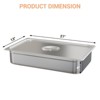 6-Piece Stainless Steel Hotel Pan Set – Commercial Grade Buffet & Food Storage Pans for Catering & Restaurant Use - 3 of 4