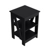 NicBex Occasional Table Classic Lattice Ends & Bottom Shelf, Affordable Side Table for Living Room - 2 of 4
