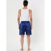 Lars Amadeus Men's Sleepwear Satin Shorts Elastic Waist Lounge Pajama Bottoms - 4 of 4