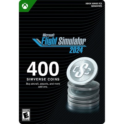 Microsoft Flight Simulator 2024: 400 Simverse Coins - Xbox Series X|S/PC (Digital)