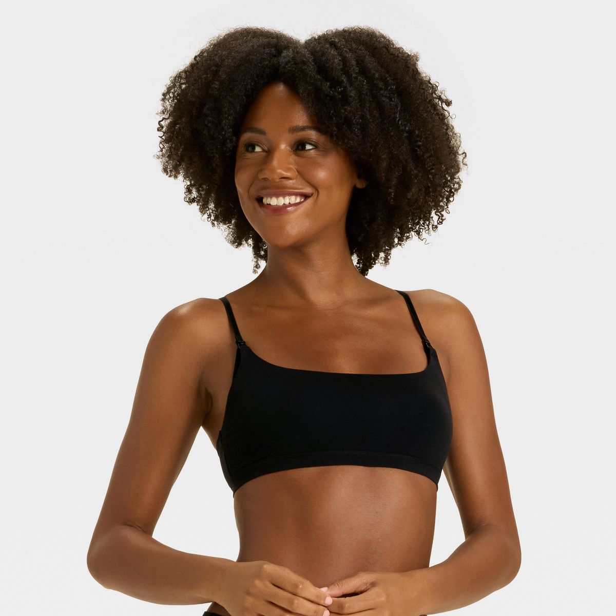 Women's Luxe Stretch Unlined Nursing Bralette - Auden™