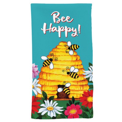 Briarwood Lane Spring Hand Towel 26x18 Bee Happy Hive Hand For Spring Towel