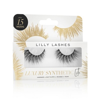 Lilly Lashes Luxury Synthetic Lite False Eyelashes - Envy - 1 Pair