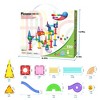 PICASSO-TILES Marble Run Magnetic Tiles for Kids, 150PCS, Construction Magnet Tiles Race Track Building Blocks STEM Toy - 2 of 4