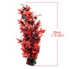 Unique Bargains Plastic Plant Aquarium Terrarium Decor 15.3" Red - 3 of 4