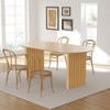 Dovelina Oval Wood Double Pedestal Dining Table - 3 of 4
