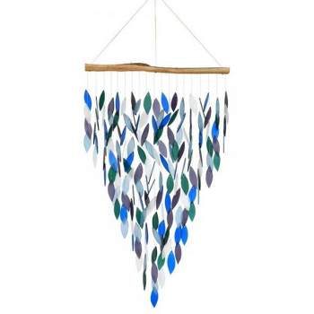 Home & Garden Premiere Pacific Windchime  -  One Windchime 45 Inches -  Handcrafted  -  Geblueg621  -  Glass  -  Multicolored