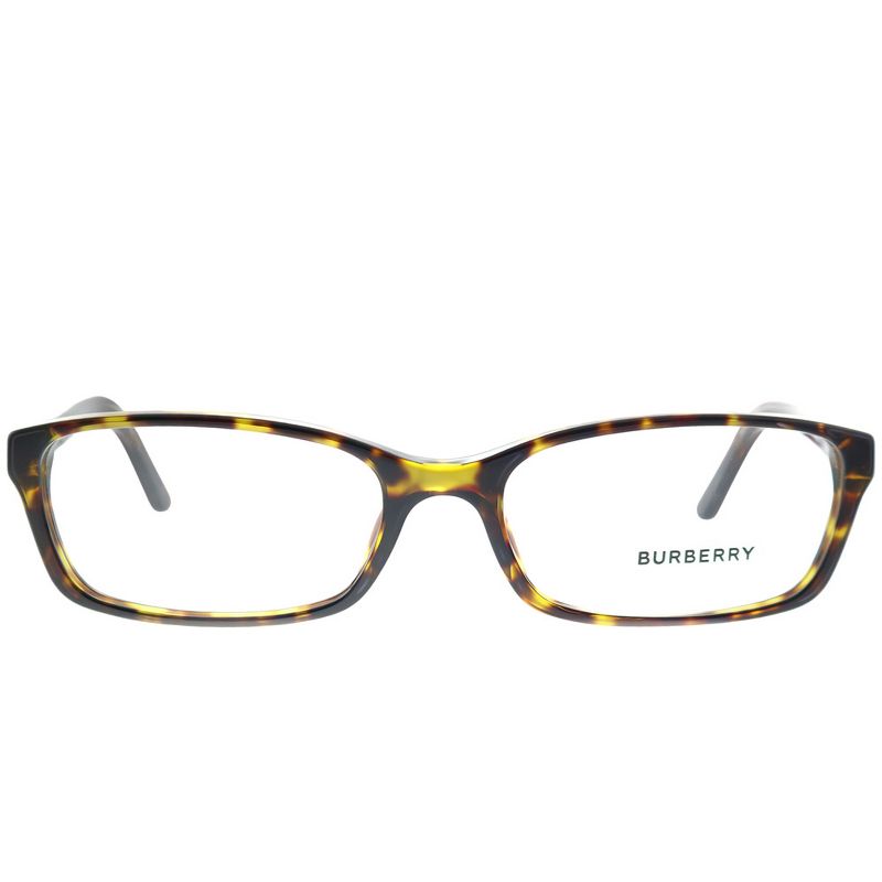 Burberry BE 2073 3002 Unisex Rectangle Eyeglasses Tortoise 53mm, 2 of 4