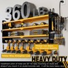 WOWLIVE 4 Tier Storage Rack for Garage, Heavy Duty Rack, Large Power Tool Organizer Wall Mount with Charging Station, TR001 - 4 of 4
