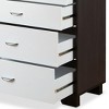 PAGED Elegant Chest of Drawers Storage Cabinet with Drawers and Sturdy Wooden Sled Base for Living Room, Hallway, Office - 3 of 4