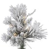 Vickerman Flocked Alberta Artificial Christmas Tree - 2 of 4