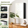 CSBDHome LED Lighted Aluminum Bathroom Mirror Cabinet with Adjustable Shelves, Demister, and IP44 Waterproof Rating - 3 of 4