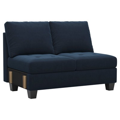 Belffin Modular Velvet Tufted Long Seat