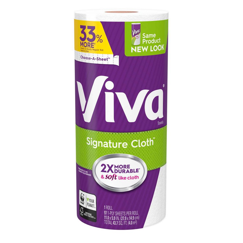 UPC 036000287882 product image for Viva Signature Cloth Choose-A-Sheet Paper Towels - 1 Big Roll | upcitemdb.com