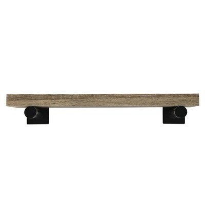 24" Floating Bracket Shelf Driftwood- InPlace