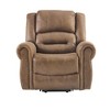 GlasFlength Accent Chairs Modern with Comfortable Seating for Living Room or Lounge Area Brown,38.6”*39”*41.3" - 3 of 4