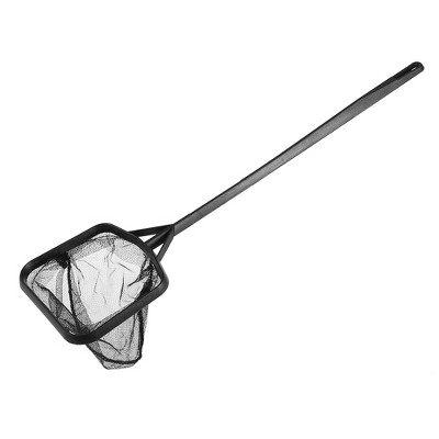 Unique Bargains Aquarium Fish Net Aquarium Fish Tank Accessories Small Fish Fine Net Black 35.5x9.5cm 1Pcs