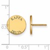 Black Bow Jewelry 14k Yellow Gold Plated Sterling Silver Kappa Delta Greek Life Stud Earrings - 2 of 3