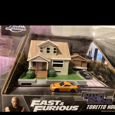 Fast & Furious Nano Hollywood Rides Dom's House Display Diorama With 2 ...
