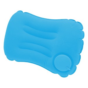 Unique Bargains Inflatable Travel Pillow Press to Inflate for Airplane Train Office - 1 of 4