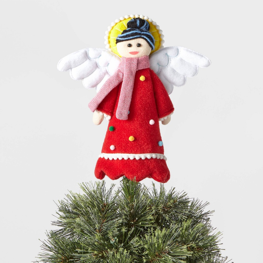 Felt Angel Christmas Tree Topper - Wondershop