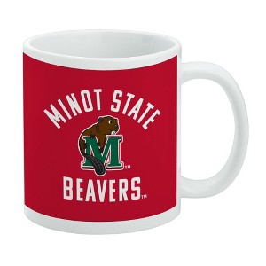 Minot State University Beavers Ceramic Coffee Mug Novelty Gift Mugs for Coffee Tea and Hot Drinks 11oz White - 1 of 4