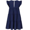 Maternity Dresses Casual Babydoll Dress Sleeveless Ruffle Sleeve Crew Neck Loose A-Line Flowy Tiered Tunic Mini Dress - 3 of 3