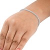Pompeii3 2ct Lab Created Diamond Tennis Bracelet 14K White Gold 7" - 3 of 4