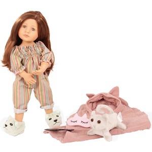 Gotz: Little Kidz: Grete PJ Party - 14" Standing Doll, Collectible Toy, Kids 3+ - 1 of 4
