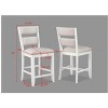 NicBex 59" Dining Table Set for 6 Counter Height Wooden Dining Table Storage Base with 4 Chairs 1 Bench for Kitchen - 2 of 4