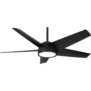 58" Minka Aire Chubby Coal LED Smart Ceiling Fan with Remote - 1 of 4