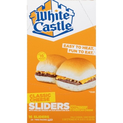 White Castle Microwaveable Frozen Cheeseburger Sliders - 29.28oz/16ct
